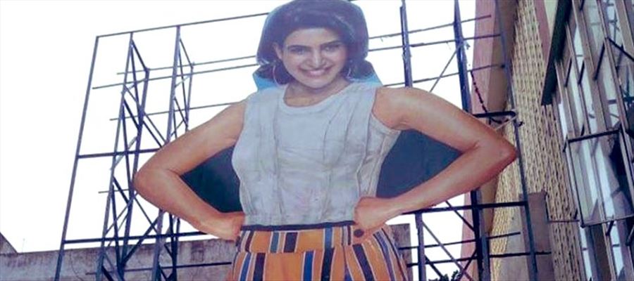 సమంత…నీ కటౌట్ కు కండలు కలిపి వాడేస్తాం