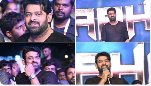 ‘సాహో’ ప్రీ రిలీజ్ ఈవెంట్ లో  ప్రభాస్‌ స్పీచ్