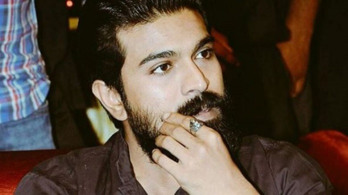 రామ్‌చరణ్ మీసంలో రోషం చూపించే ప్రయత్నం!