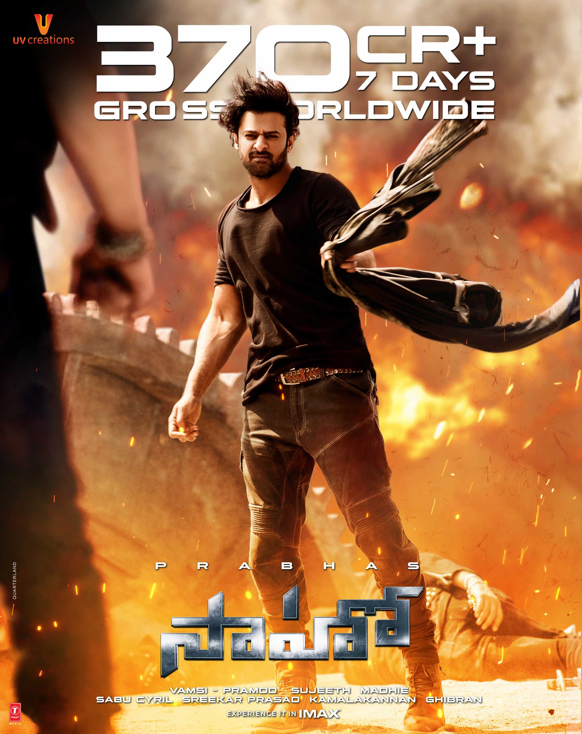 Saaho First Week Posters