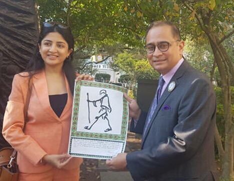 Poonam Kaur with UN Representatives