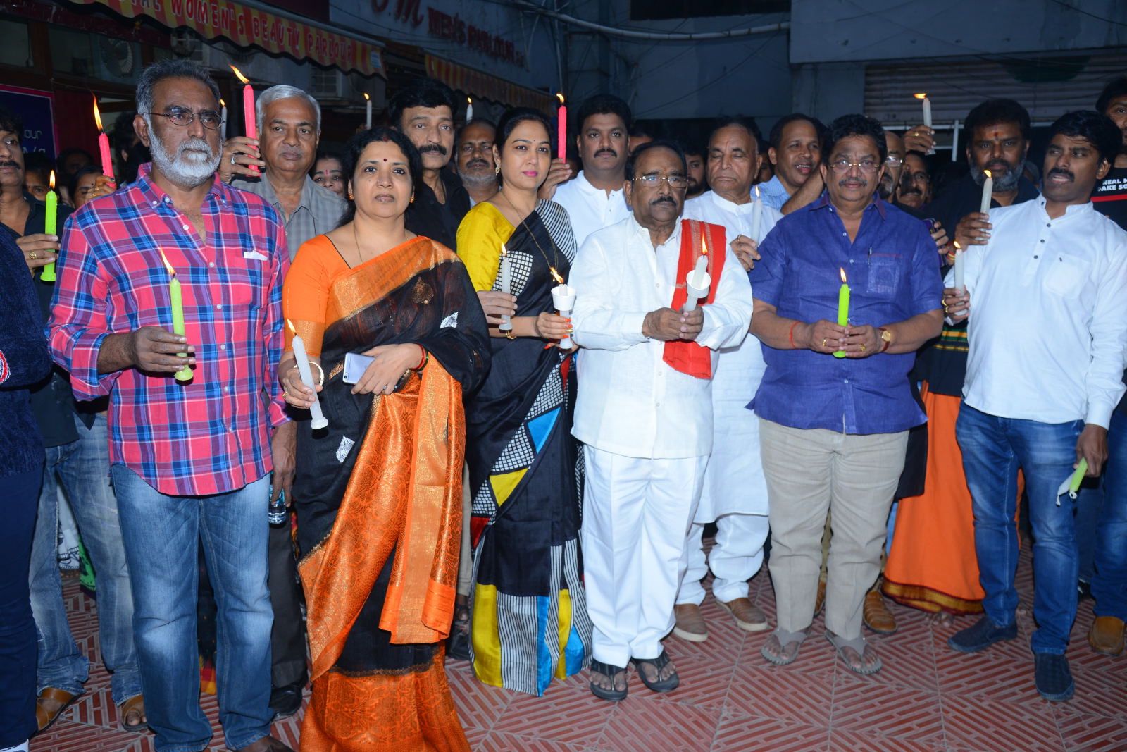 Telugu Film Industry ‘Disha’ Candle Rally Event