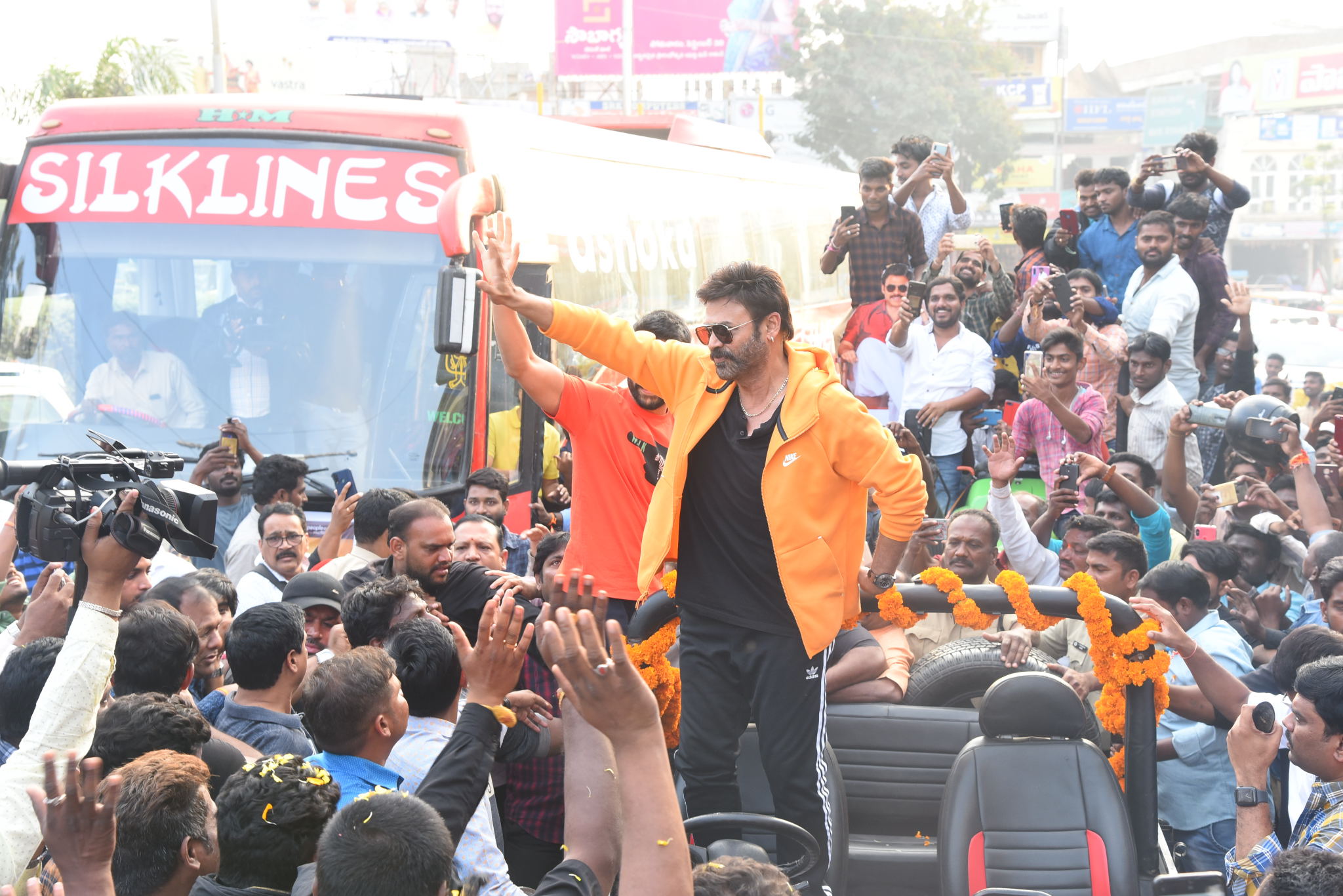 venky Mama Movie Pre-release event set 1