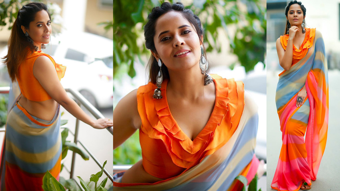 వీడియో: కిర్రెక్కించే అన‌సూయ యోగా ఫీట్