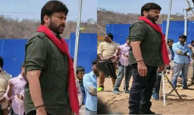 చిరు లుక్‌ లీక్‌: న‌క్స‌లైట్‌ లుక్ అదిరింది!