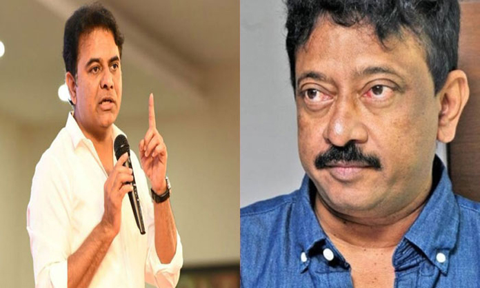 కేటీఆర్ పంచ్‌కి వ‌ర్మ‌కి వాచిపోయింద‌ట‌!