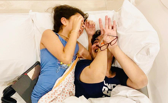 క్వారెంటైన్ టైమ్‌లో స్టార్ హీరో అల్ల‌రి!