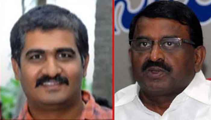 ప‌రారీ లో మాజీ మంత్రి పితాని కుమారుడు