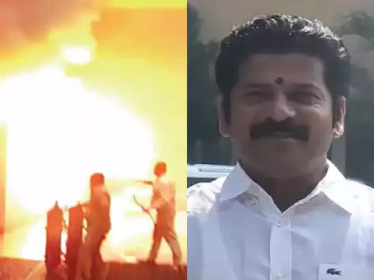 congress mp revanth reddy letter to pm modi on srisailam fire accident