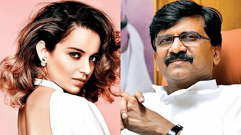 Kangana Ranaut and Sanjay Rout