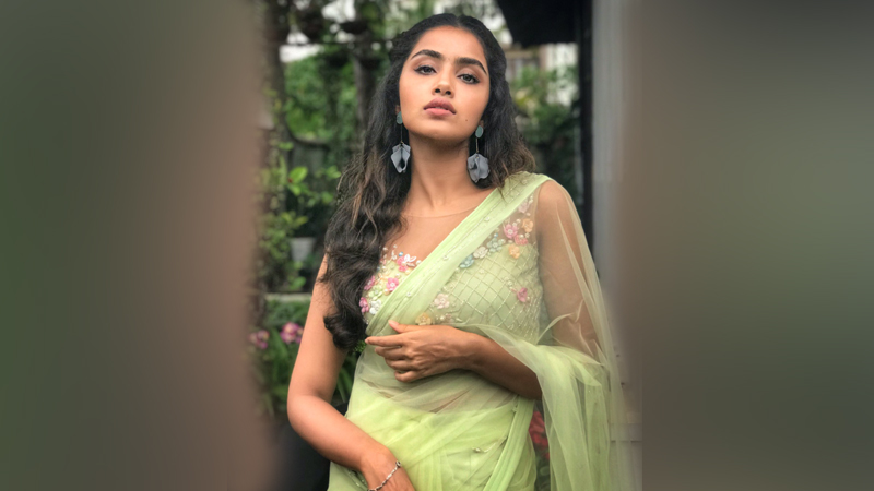 Anupama Parameswaran Saree Photos