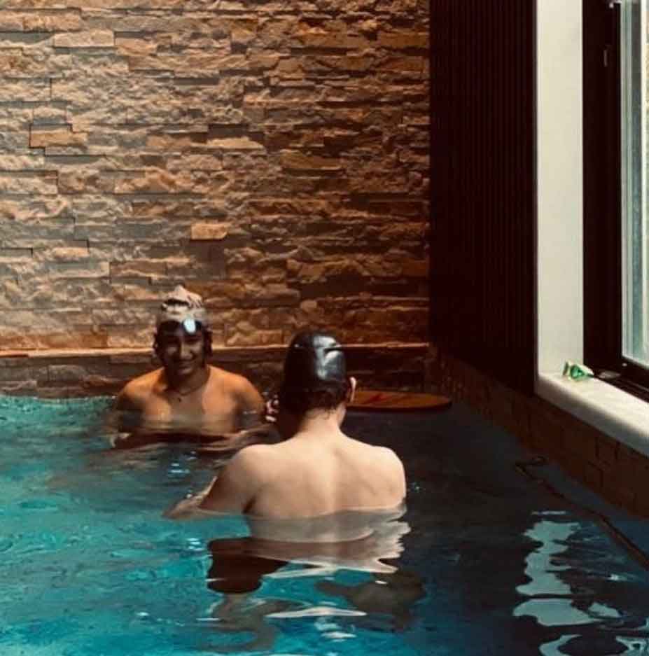 Namrata Shirodkar About gautam Swimming Feat