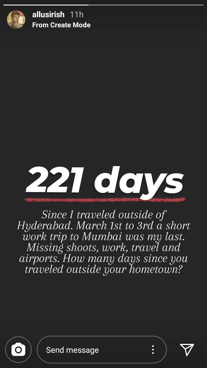 Allu Sirish About His Lockdown Life Allu Sirish About His Lockdown Life