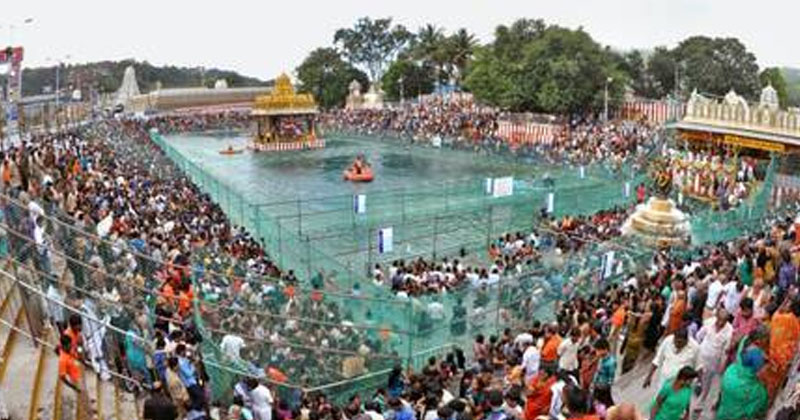 chakrasnanam in tirrumala srivari salaktla brahmotsavalu