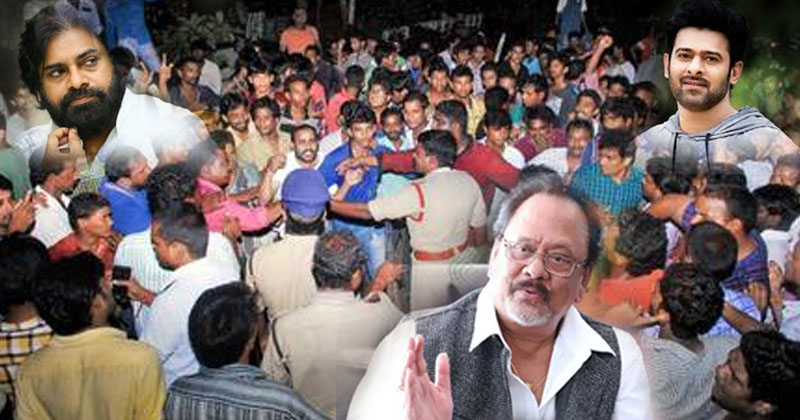 పవన్ మీద కృష్ణం రాజు హాట్ కామెంట్స్.. ప్రభాస్ వరకు వెళ్లిన పవన్ ఫ్యాన్స్ 