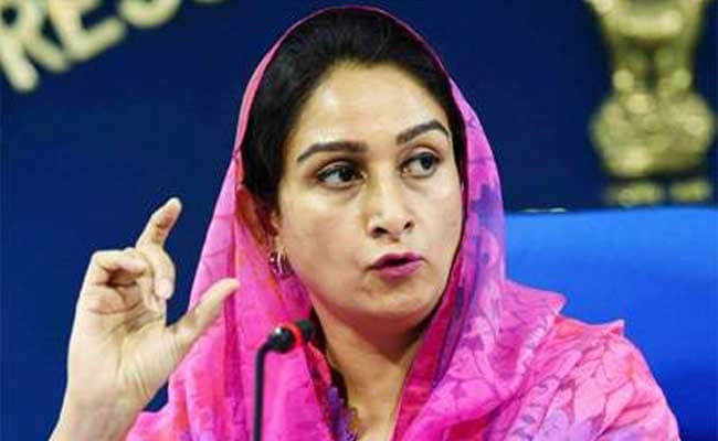 Harsimrat Kaur Badal has resigned as union minister