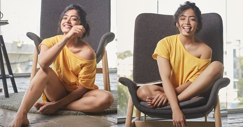 అందరూ చూస్తుండగానే.. బీచ్‌లో అలాంటి పనులేంటి రష్మిక!!