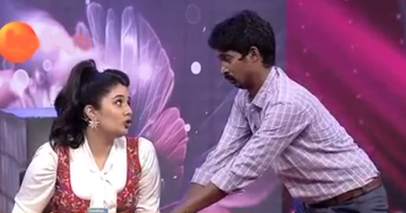 Sreemukhi Satires On Dhan Raj In Bomma adhirindi