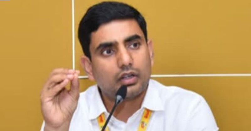 No use with encouraging Nara Lokesh