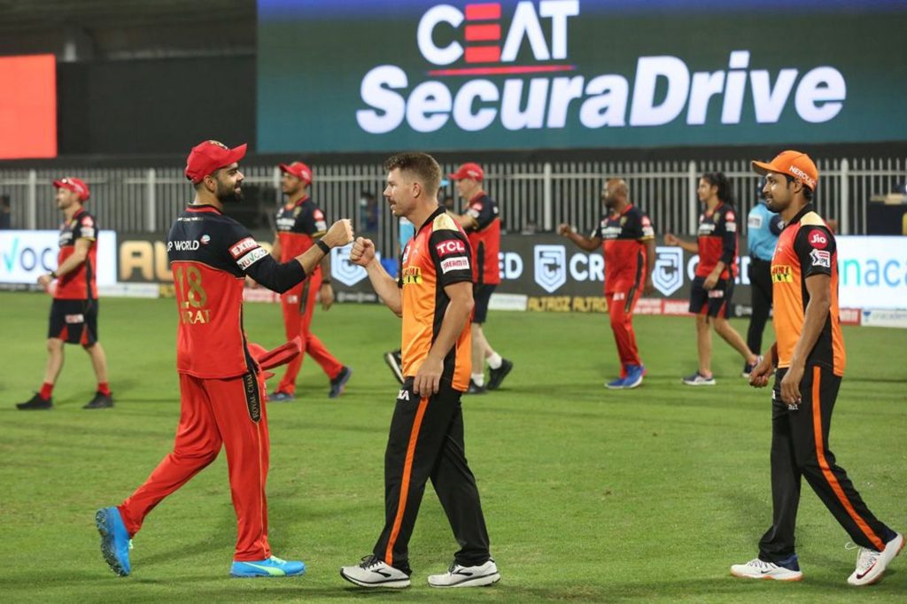 sunrisers hyderabad won by 5 wickets on royal challengers bangalore