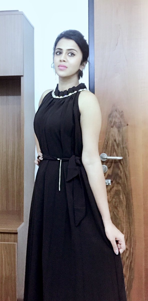 Anjana Rangan Black Dress Stills Anjana Rangan Black Dress Stills