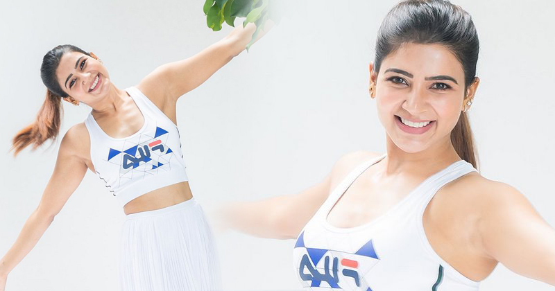 Samantha Latest White Dress Photos