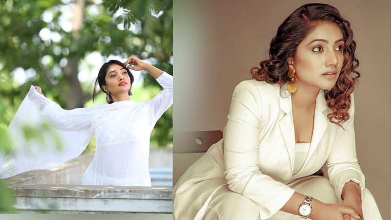 Bommu Lakshmi Whait Dress Images