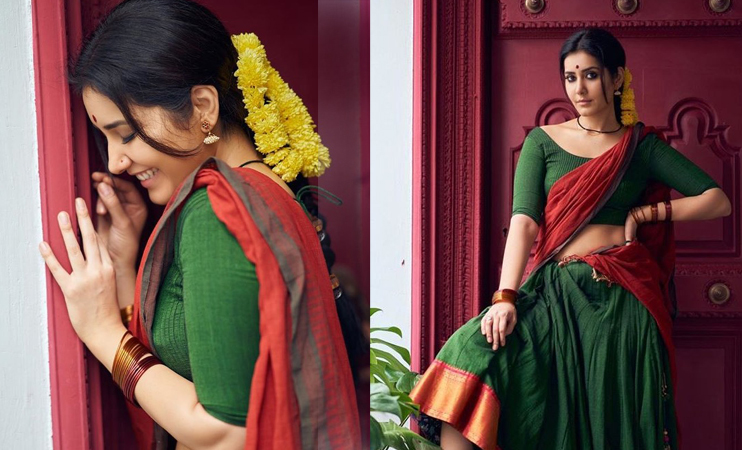 Raashi Khanna Half Saree Latest Pics