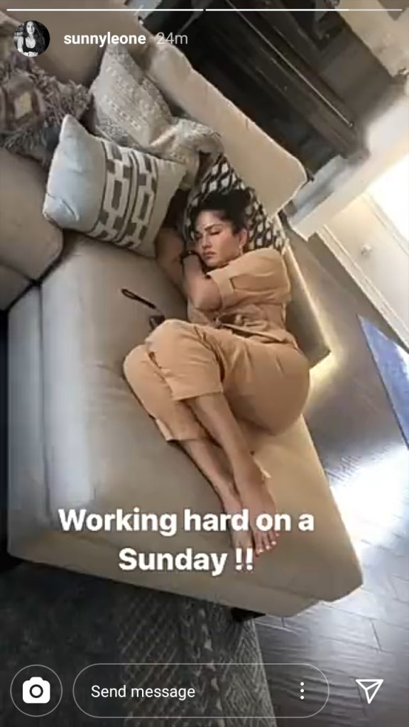Sunny Leone About her Working On Sunday