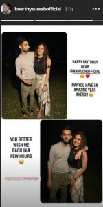Keerthy Suresh And Anirudh Ravichander Pics Goes Viral