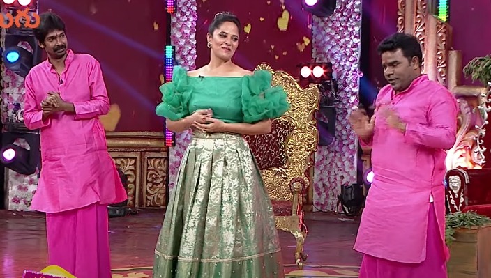 Anasuya Skit In Zee Telugu Dasara 2020 Event