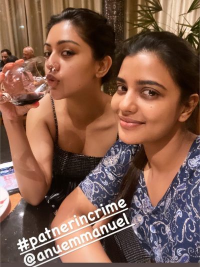 Anu Emmanuel And Aishwarya rajesh ENjoy In Party