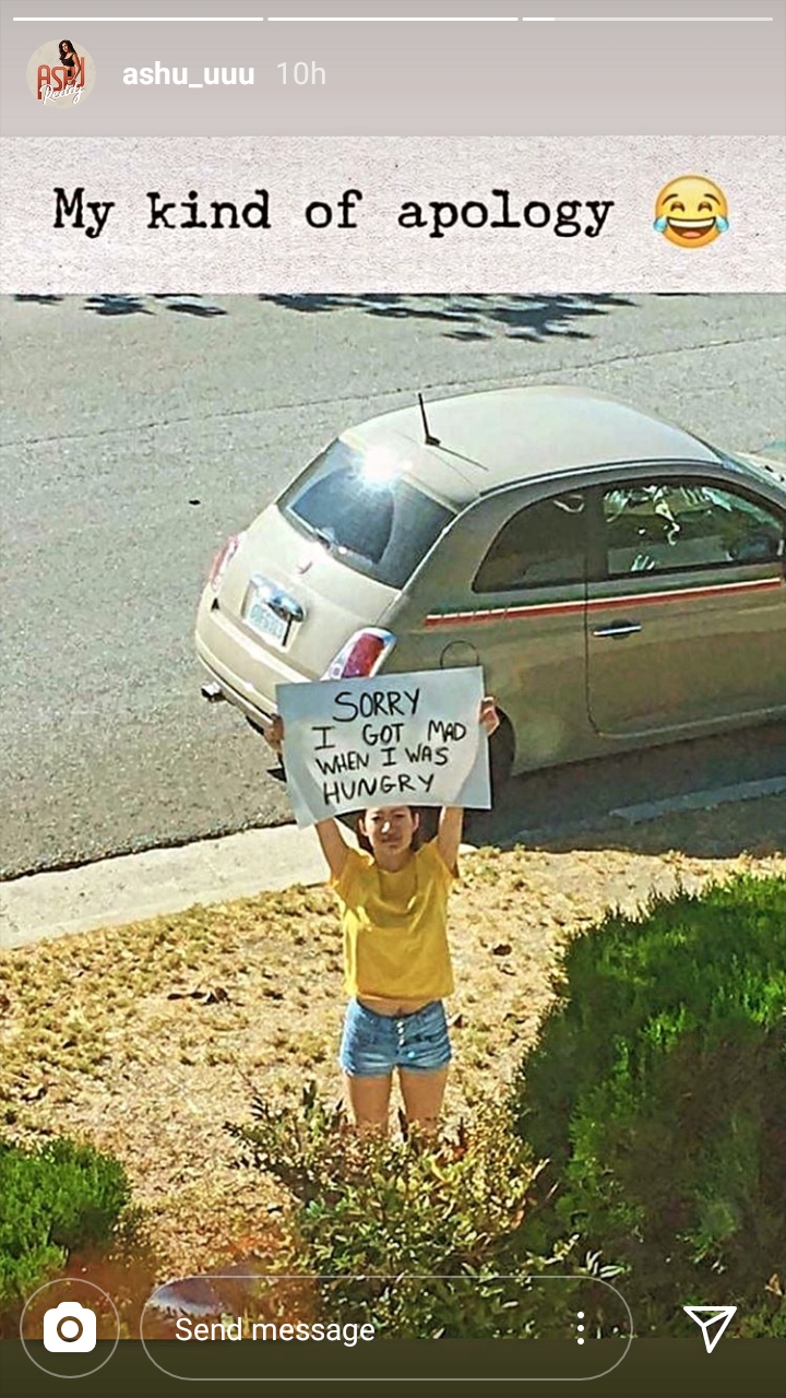 Ashu Reddy Became Mad When Hungry
