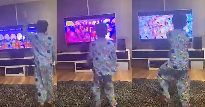 జూనియర్ స్టైలీష్ స్టార్ రెడీ అవుతున్నాడు.. క్యూట్ స్టెప్పులతో అల్లు అయాన్ రచ్చ