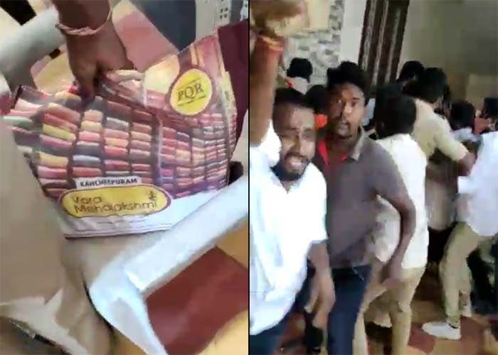 currency notes in a bag in dubbaka created havoc