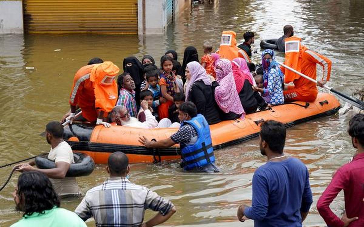 hyderabad floods telugu rajyam