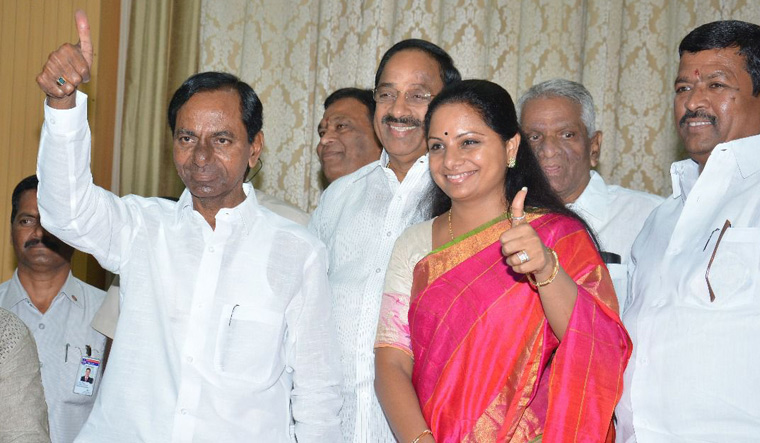 KAVITHA won as mlc in nizamabad