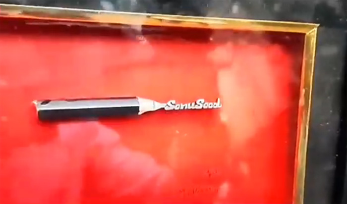 sonusood appreciates madhu micro artist