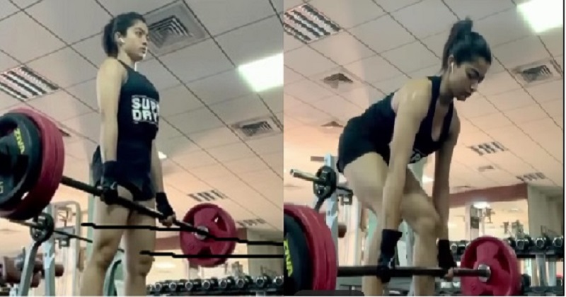 బాగా కష్టపడుతోంది.. అలా చెమటోడ్చుతున్న రష్మిక మందాన్న… వైర‌ల్ వీడియో..!