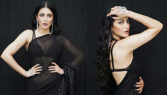 ‘శృతి’ మించుతున్న అందాలు.. తేనెకళ్లతో మత్తెక్కిస్తూ.. ఫోటోలు వైరల్