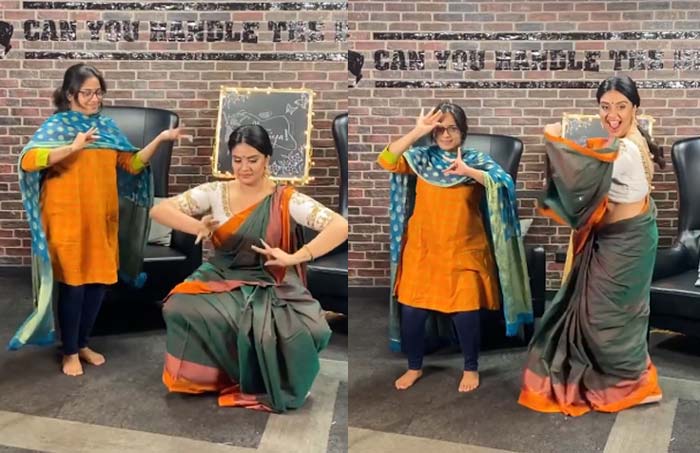 మహాతల్లితో కలిసి శ్రీముఖి రచ్చ.. డ్యాన్స్ వీడియో వైరల్