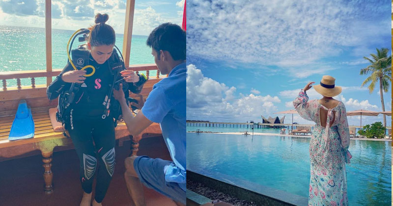 స‌ముద్రంలో డైవ్ చేసిన స‌మంత‌.. న‌మ్మ‌లేక‌పోతున్నా అని అఖిల్ కామెంట్