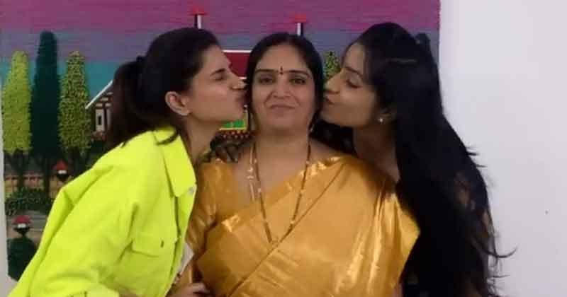 వర్షిణి తల్లి పుట్టిన రోజు వేడుకలు.. వీడియో వైరల్