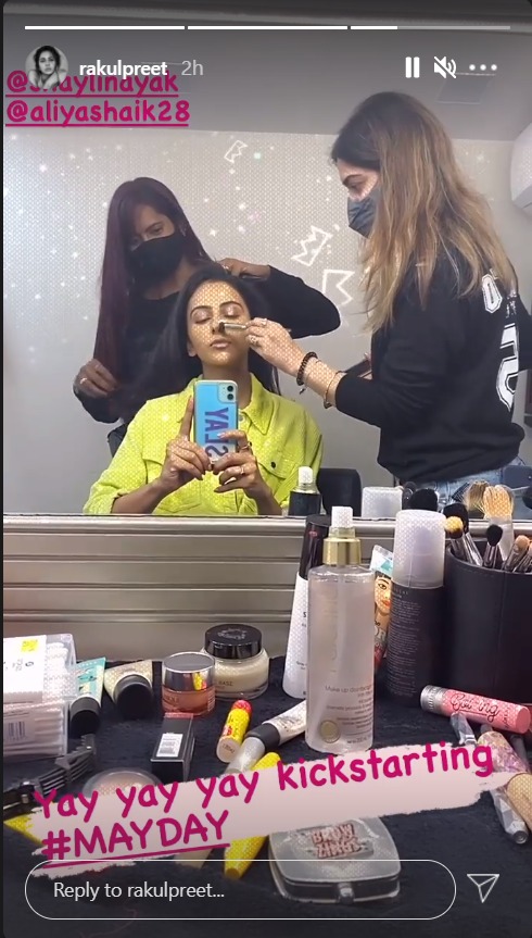 Rakul Preet joins may Day Set