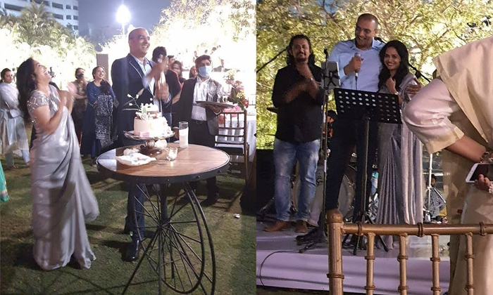 నితిన్ ఆధ్వర్యంలో సునీత-రామ్ వీరపనేని ప్రీ-వెడ్డింగ్ సెలెబ్రేషన్స్!