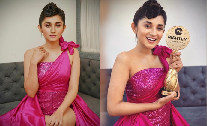 Kanika Mann Pink Dress Stills