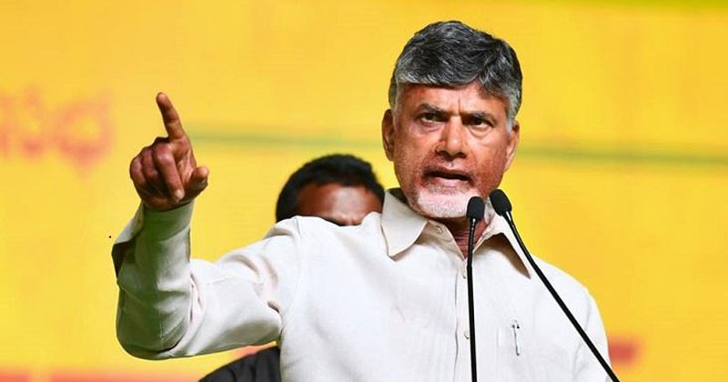 Chandrababu enjoying GHMC results 