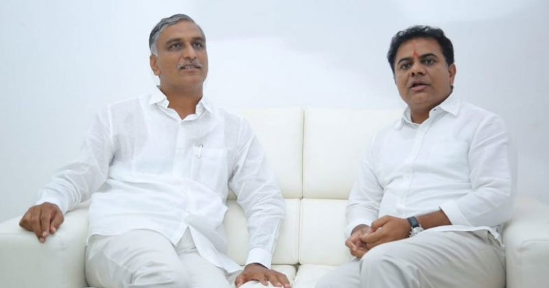 కేటీఆర్‌ వెనక్కి, హరీష్‌రావు ముందుకి.. ఈ కొత్త కథేంటీ.!