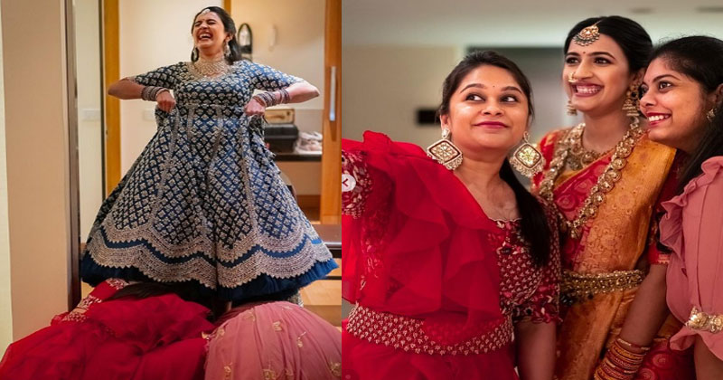 నిహారిక కాళ్లపై ప‌డ్డ ఇద్ద‌రు మ‌హిళ‌లు.. అస‌లు కార‌ణం ఏంటో చెప్పిన కాబోయే పెళ్లి కూతురు