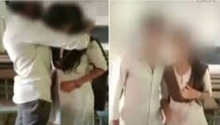 వీడియో : క్లాస్‌ రూంలోనే పెళ్లి చేసుకున్న మైనర్లు … టీసీ ఇచ్చిన యాజమాన్యం !